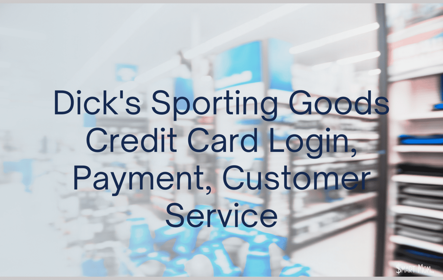 dicks sporting goods login payment customer service aisle of sporting goods store