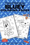 bluey coloring pages pinterest image
