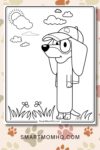 bluey coloring pages pinterest image
