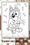 bluey coloring pages pinterest image