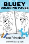 bluey coloring pages pinterest image