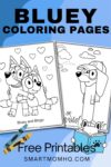 bluey coloring pages pinterest image