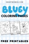 bluey coloring pages pinterest image