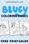 bluey coloring pages pinterest image
