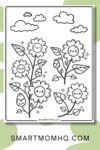 flower coloring pages pinterest image