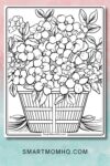 flower coloring pages pinterest image