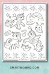 unicorn coloring pages pinterest image