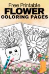 flower coloring pages pinterest image