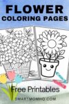 flower coloring pages pinterest image