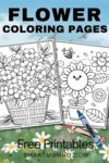 flower coloring pages pinterest image
